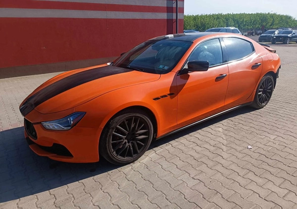 Maserati Ghibli cena 58900 przebieg: 99000, rok produkcji 2014 z Grójec małe 92